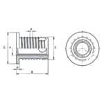 Ren Lắp Tự Khoét Ensat-SBK Ngắn (có đầu) - Ảnh 2